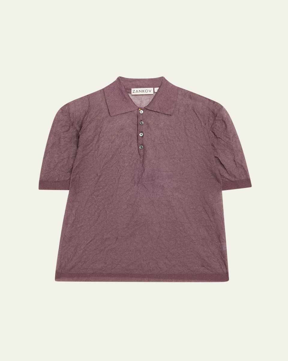 Luke Crinkle Polo Shirt